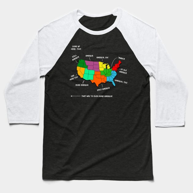 Welcome to Murica Baseball T-Shirt by BenBates